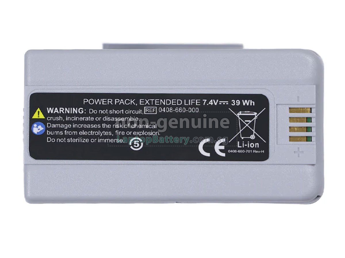 replacement Stryker 0408-655-00 battery