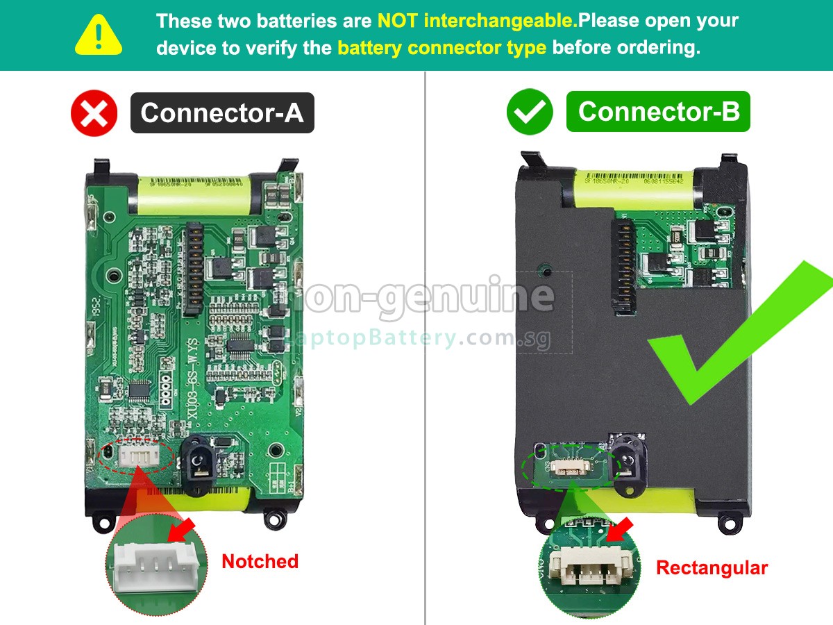 replacement SUPOR SP003WS-6S battery