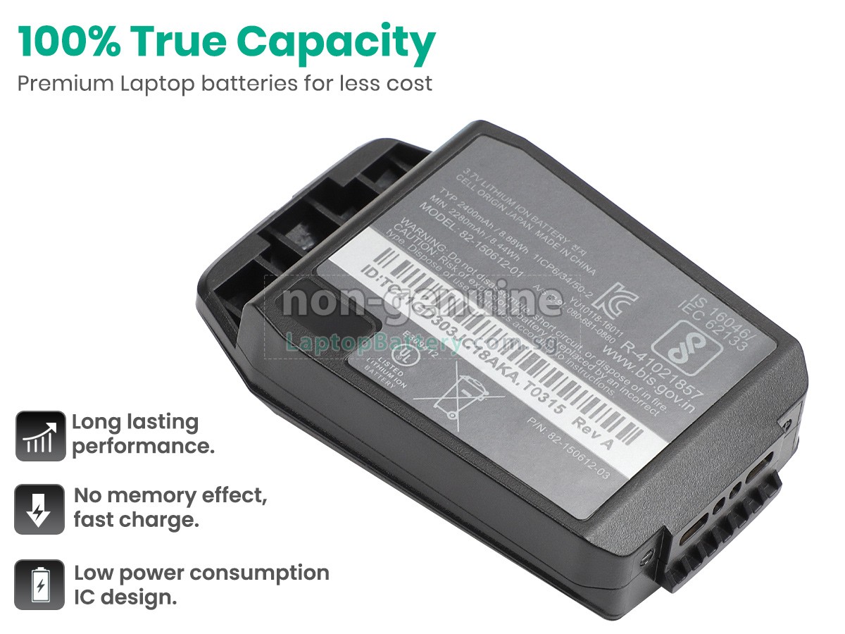 replacement Symbol BTRY-MC21EAB0E battery