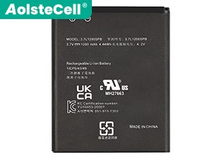 Battery for Texas Instruments 3.7L1200SPA