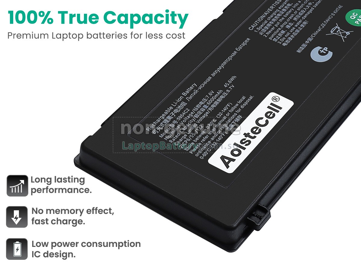 replacement Thunderobot 5954C2 battery