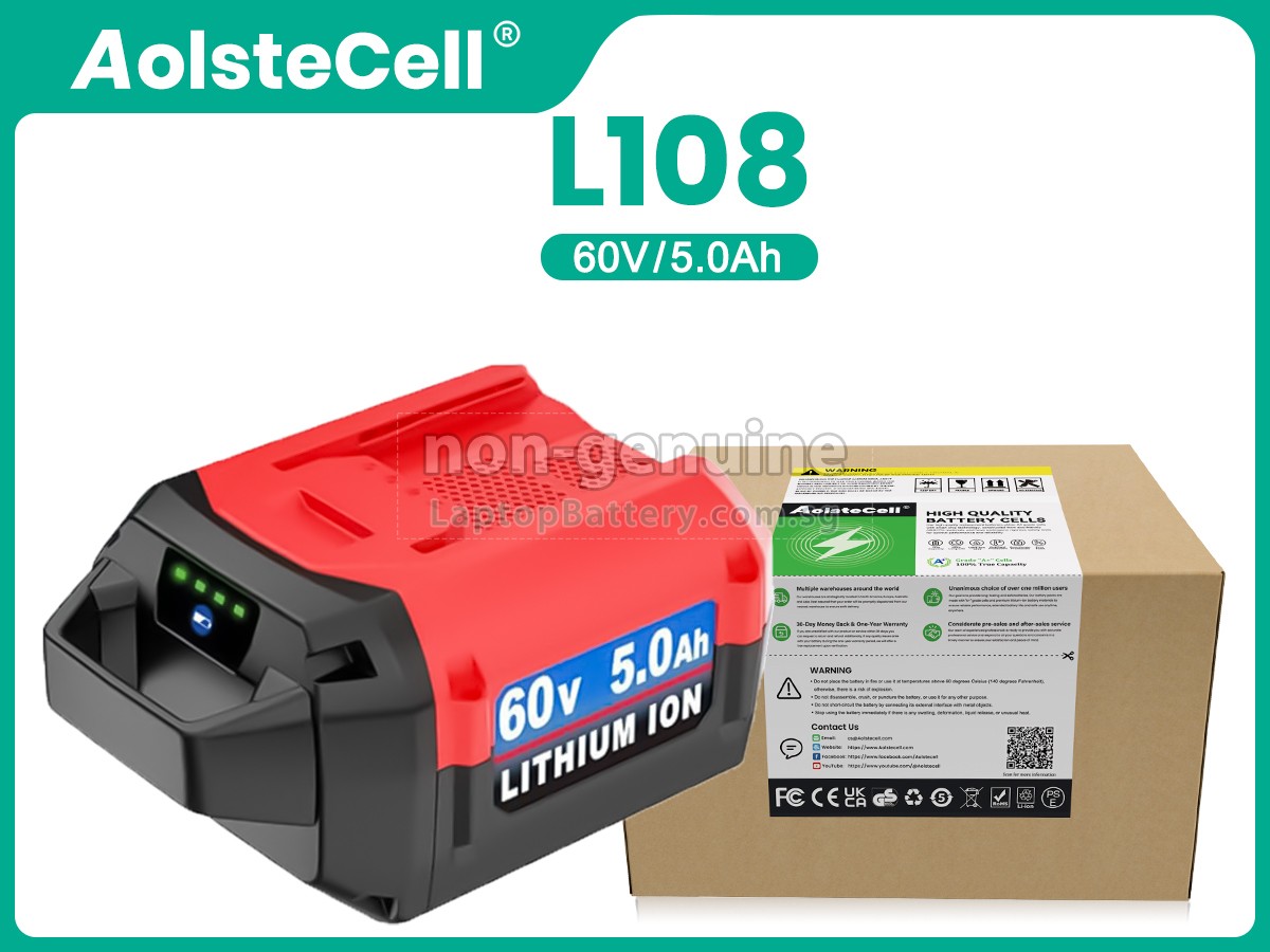 replacement Toro 88660 battery