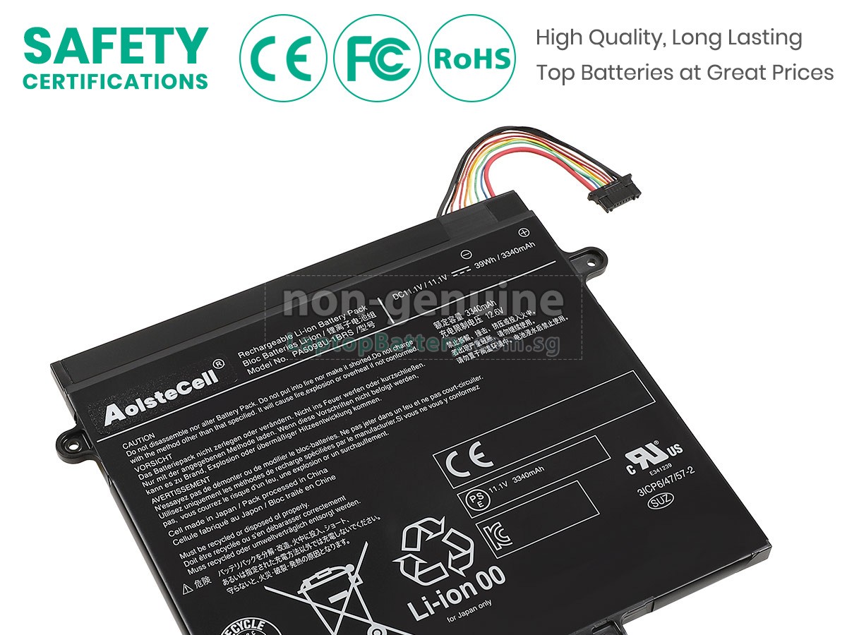 replacement Toshiba Portege Z10T-A battery