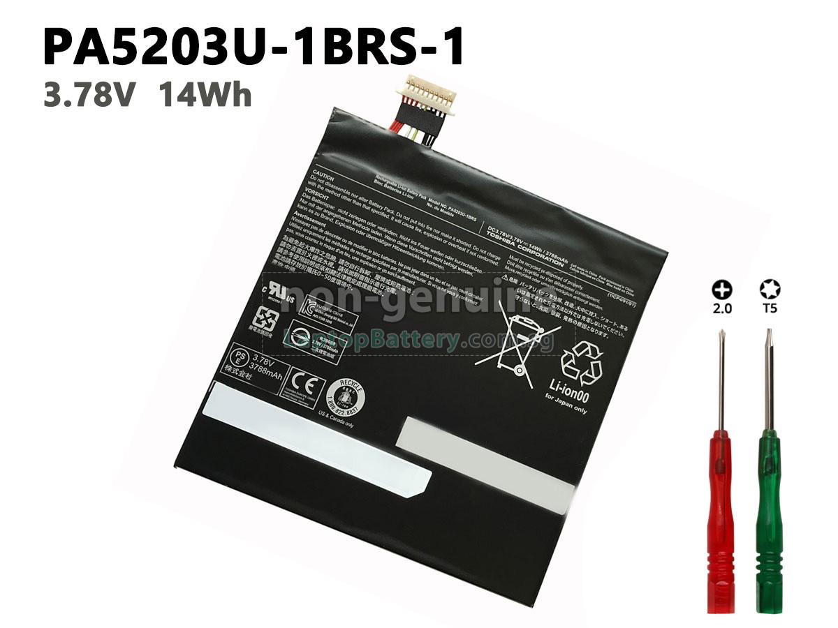 replacement Toshiba PA5203U-1BRS battery