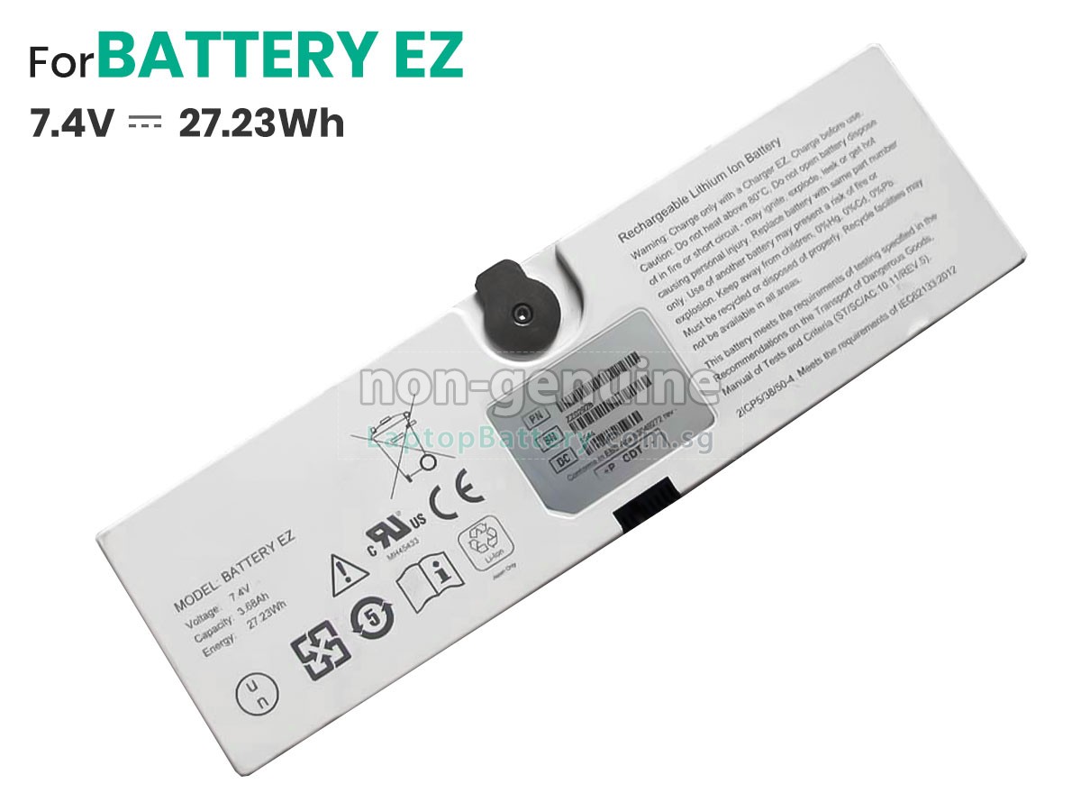 replacement Trixell PIXIUM 3543 EZ battery