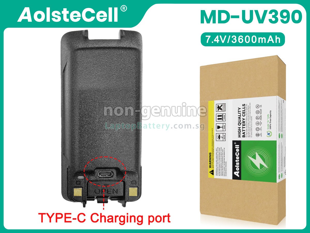 replacement TYT MD358 battery
