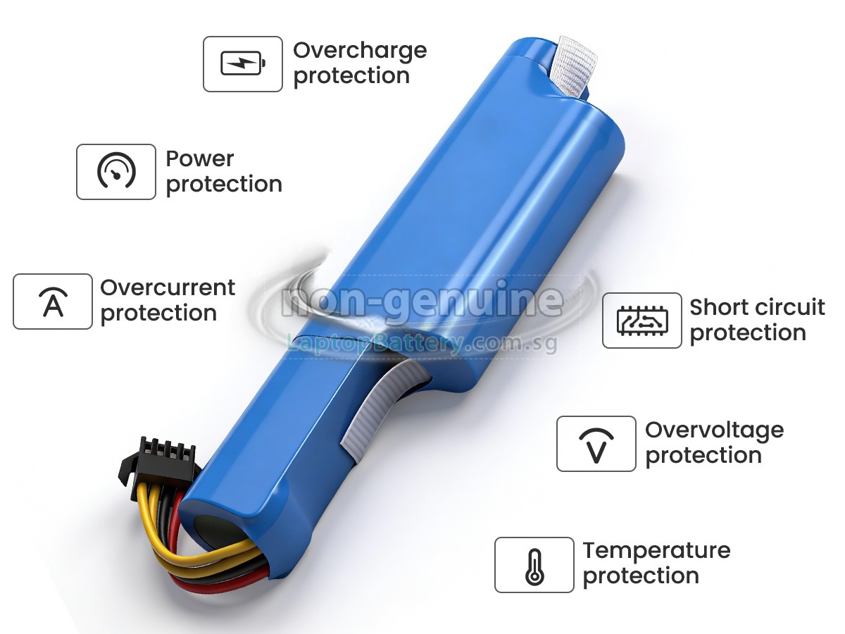 replacement Vileda 18650-AA battery