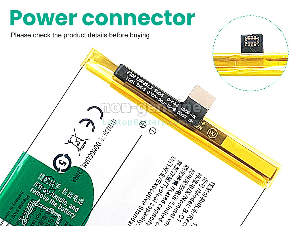 replacement Vivo Y53 battery