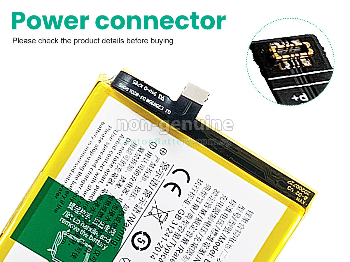 replacement Vivo B-D2 battery
