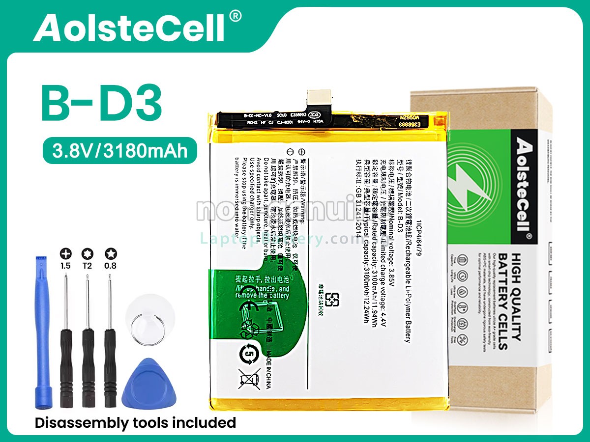 replacement Vivo B-D3 battery