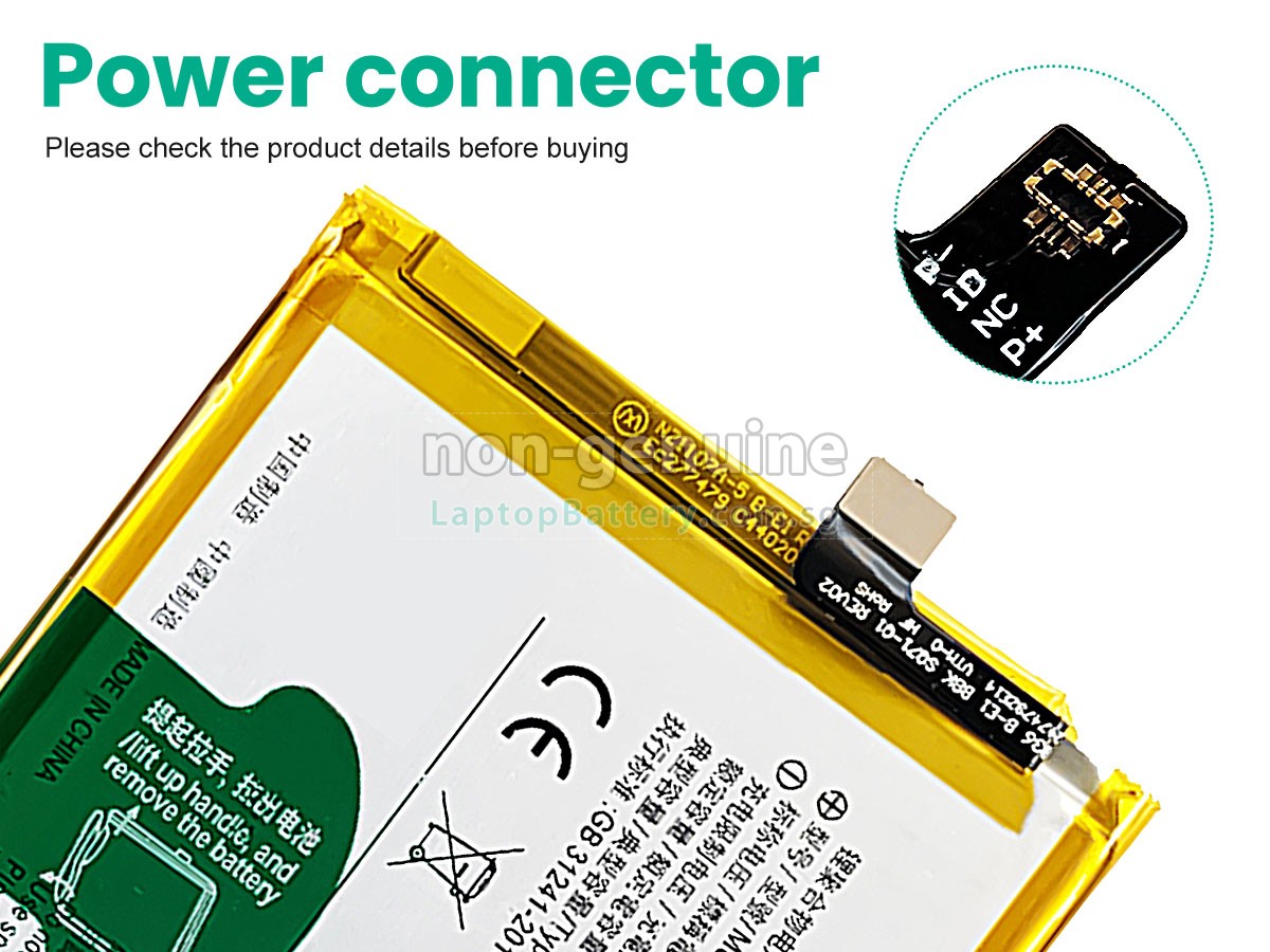 replacement Vivo Y71 battery