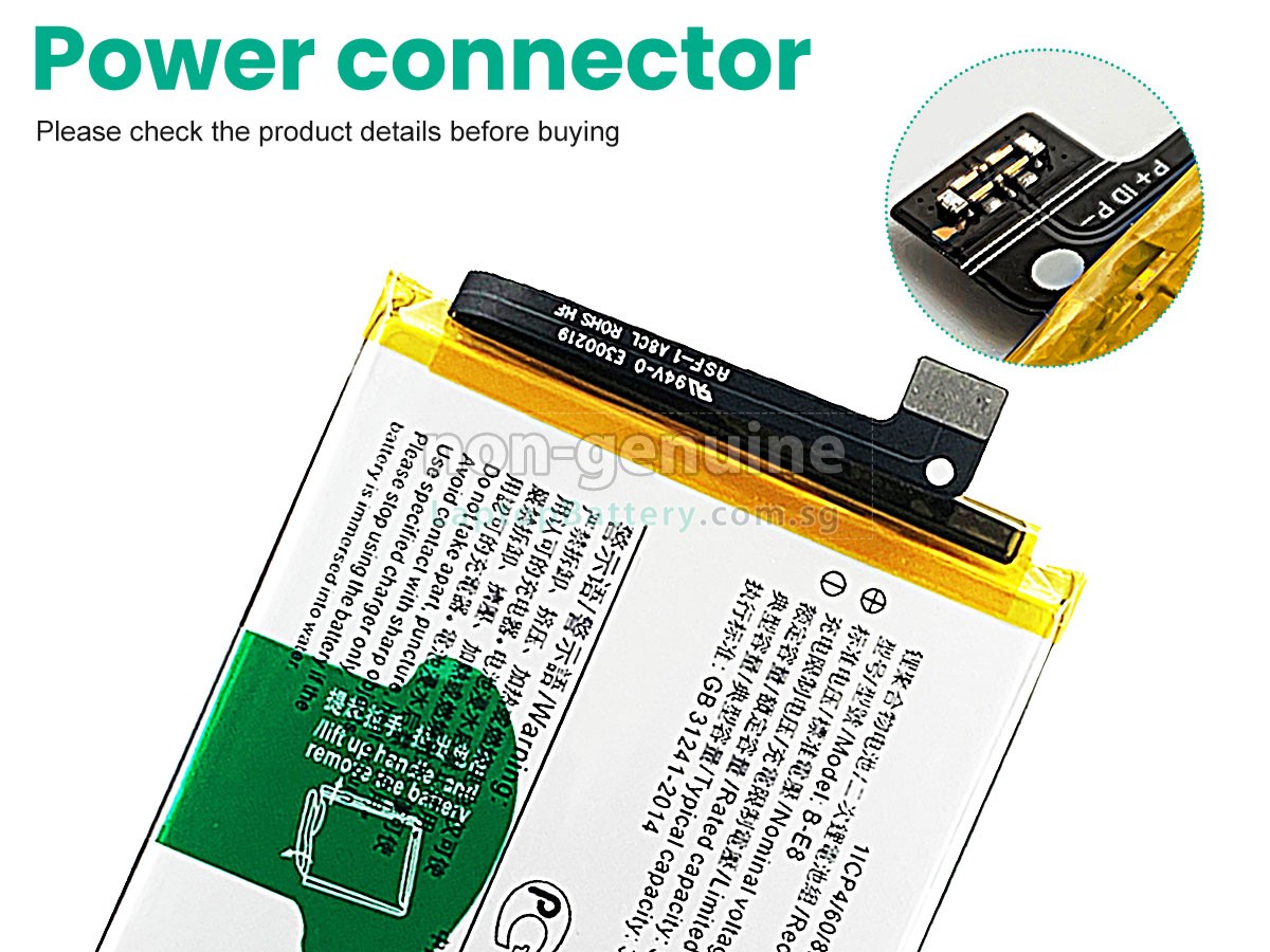 replacement Vivo B-E8 battery