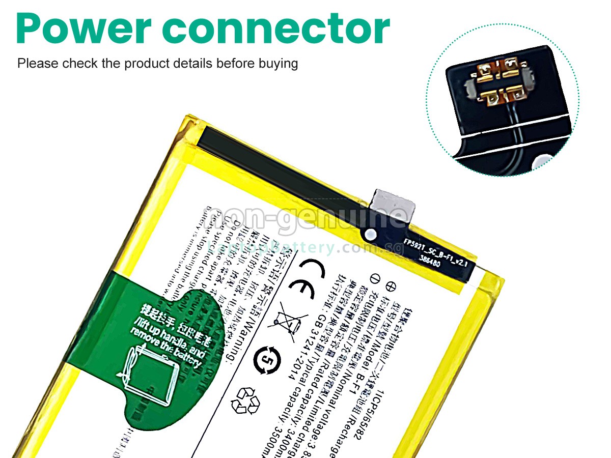 replacement Vivo B-F1 battery
