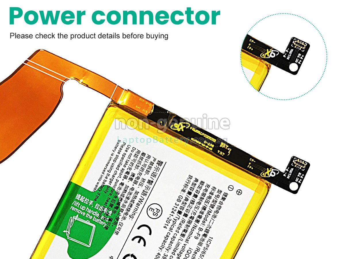 replacement Vivo B-F9 battery