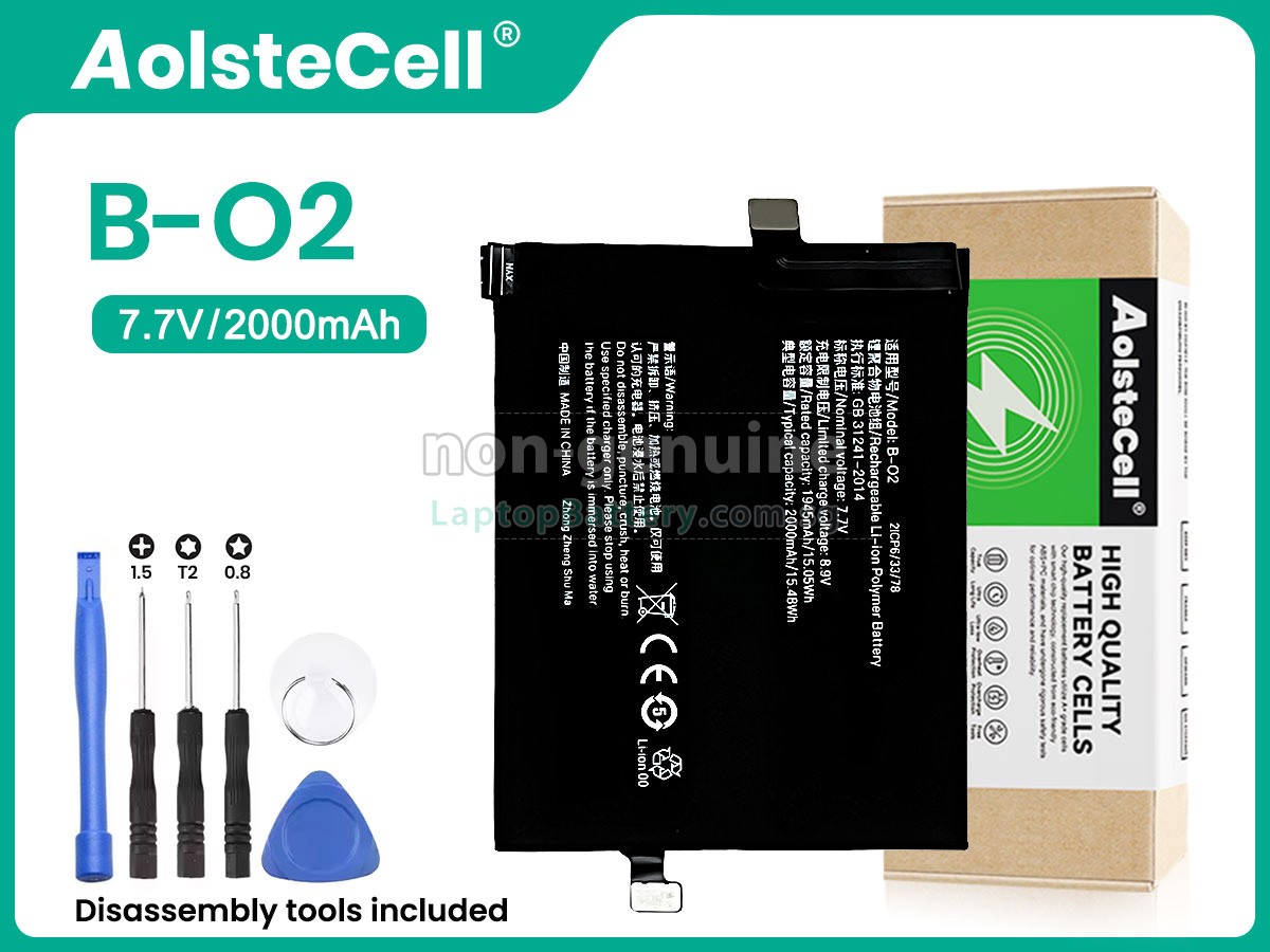 replacement Vivo B-O2 battery