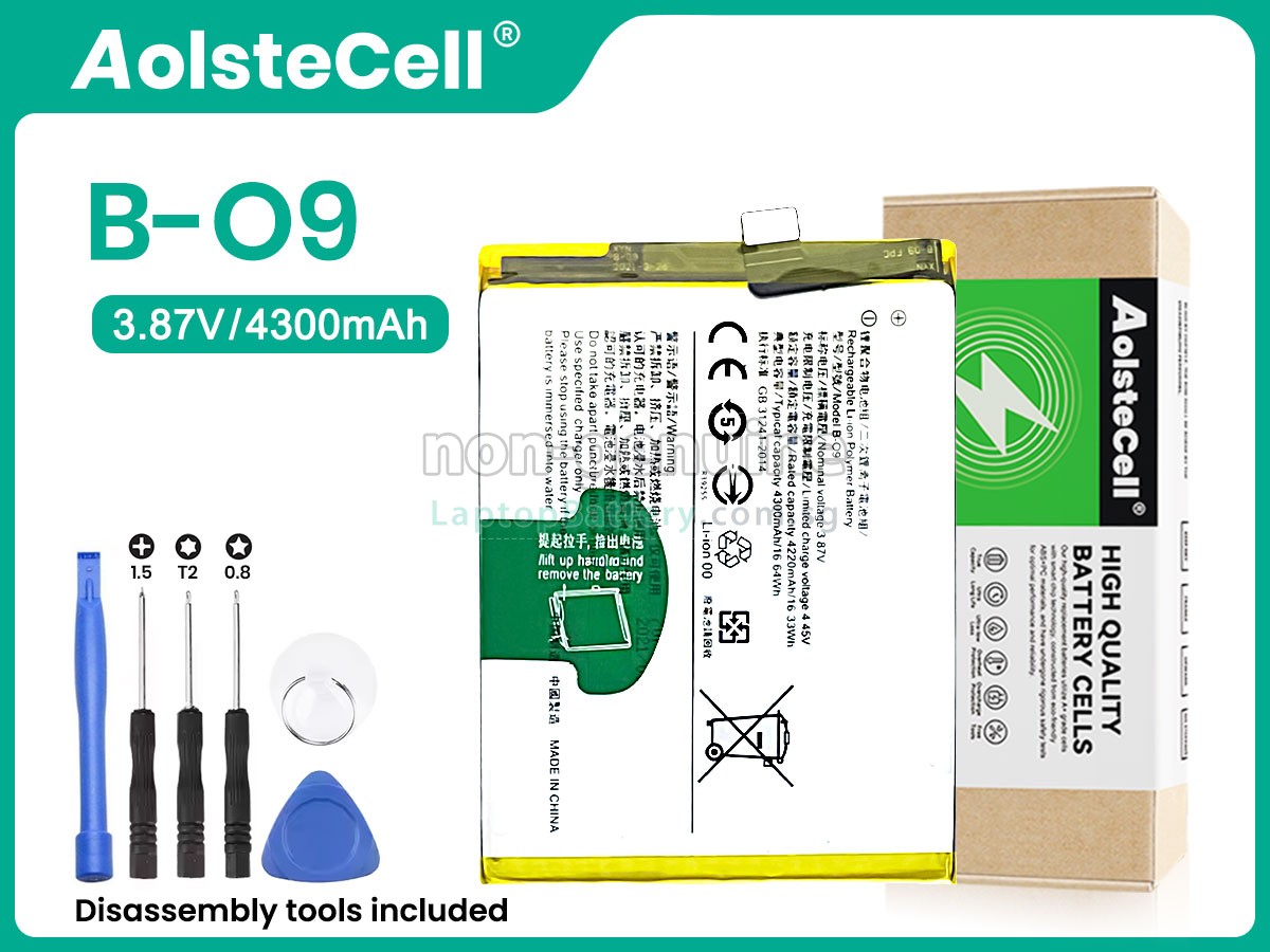 replacement Vivo B-O9 battery