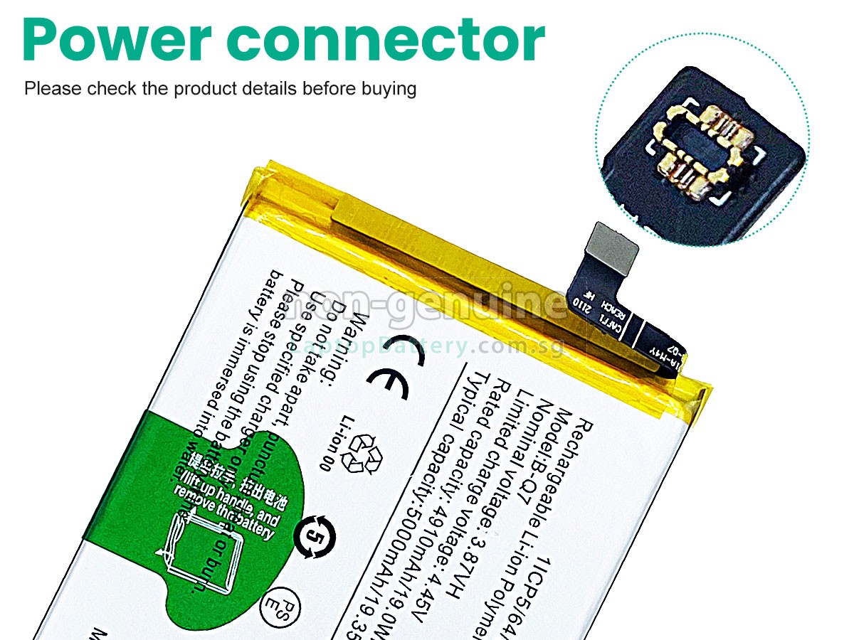 replacement Vivo B-Q7 battery
