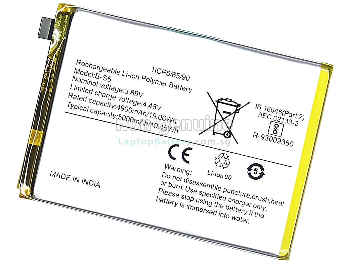 replacement Vivo B-S6 battery
