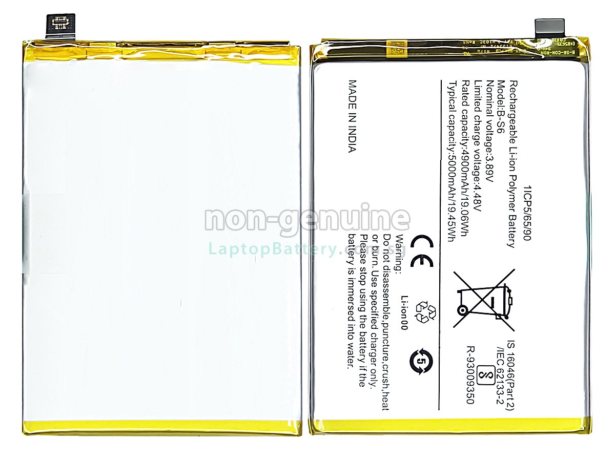 replacement Vivo B-S6 battery