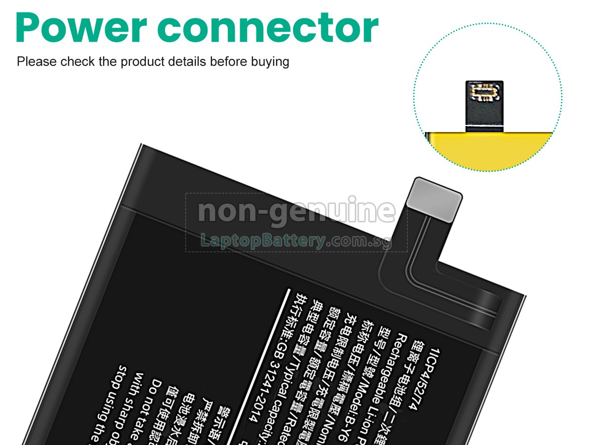 replacement Vivo B-Y6 battery