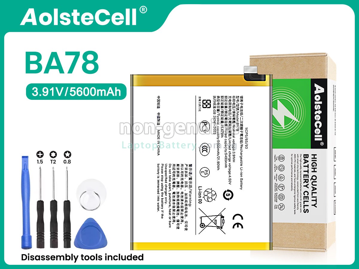 replacement Vivo BA78 battery