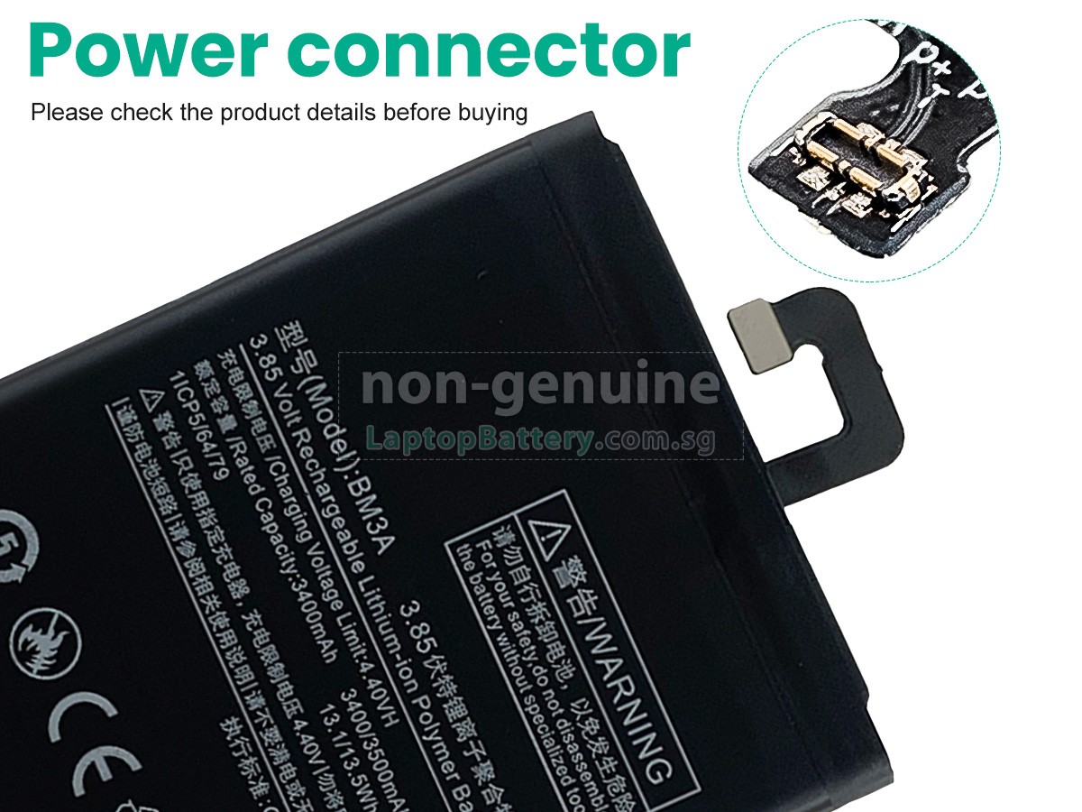 replacement XiaoMi BM3A battery
