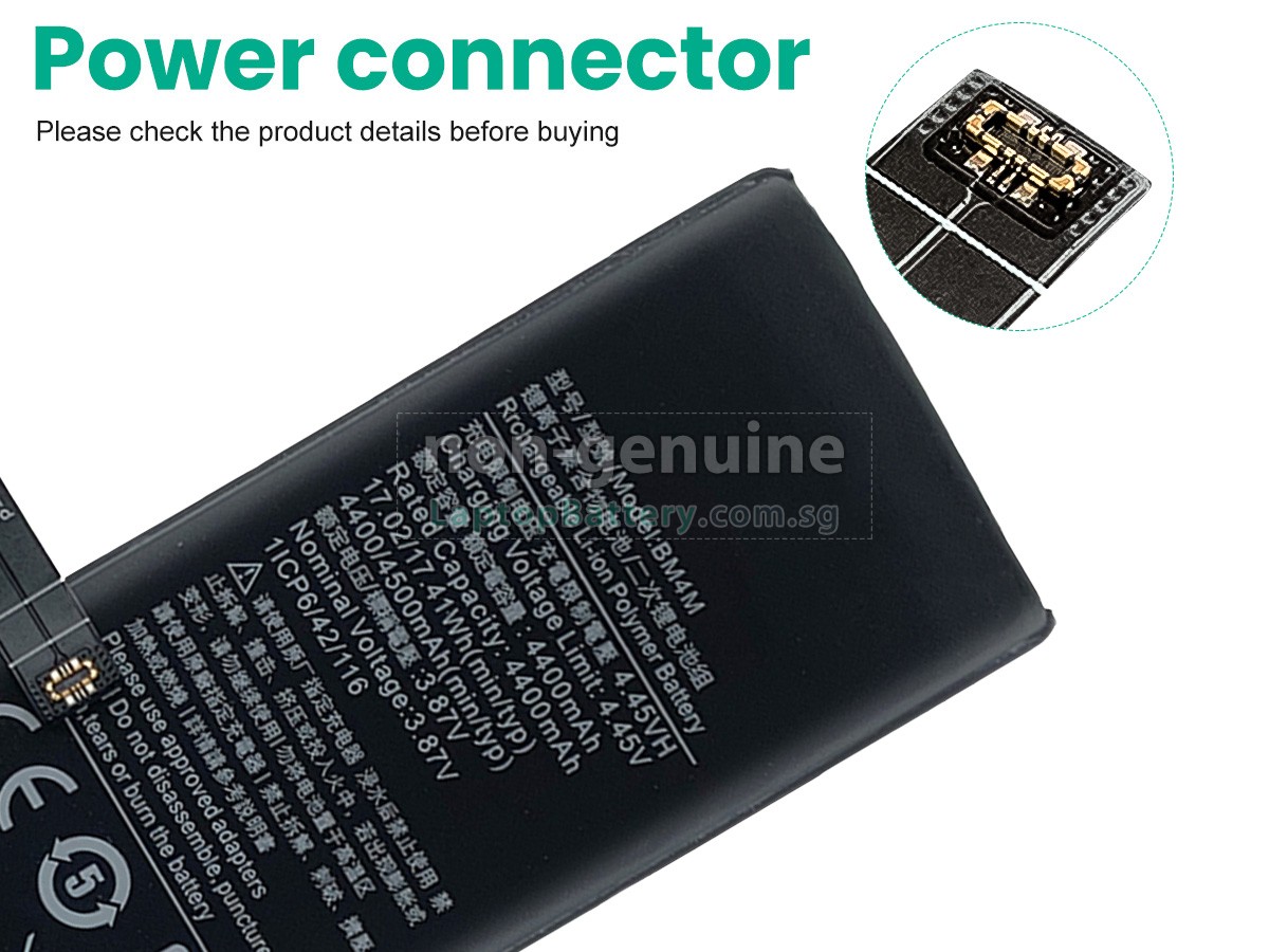 replacement XiaoMi BM4M battery