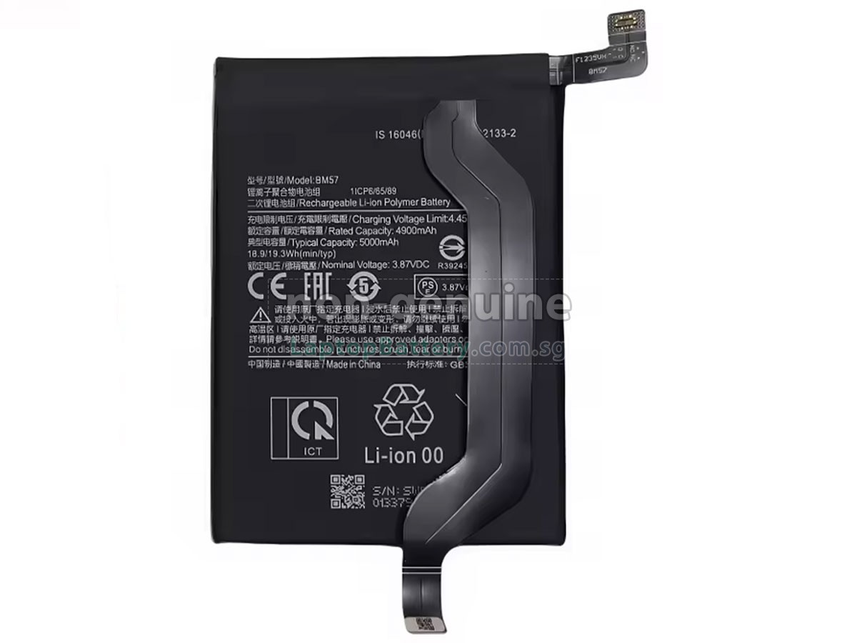 replacement XiaoMi REDMI NOTE 10 PRO MAX battery