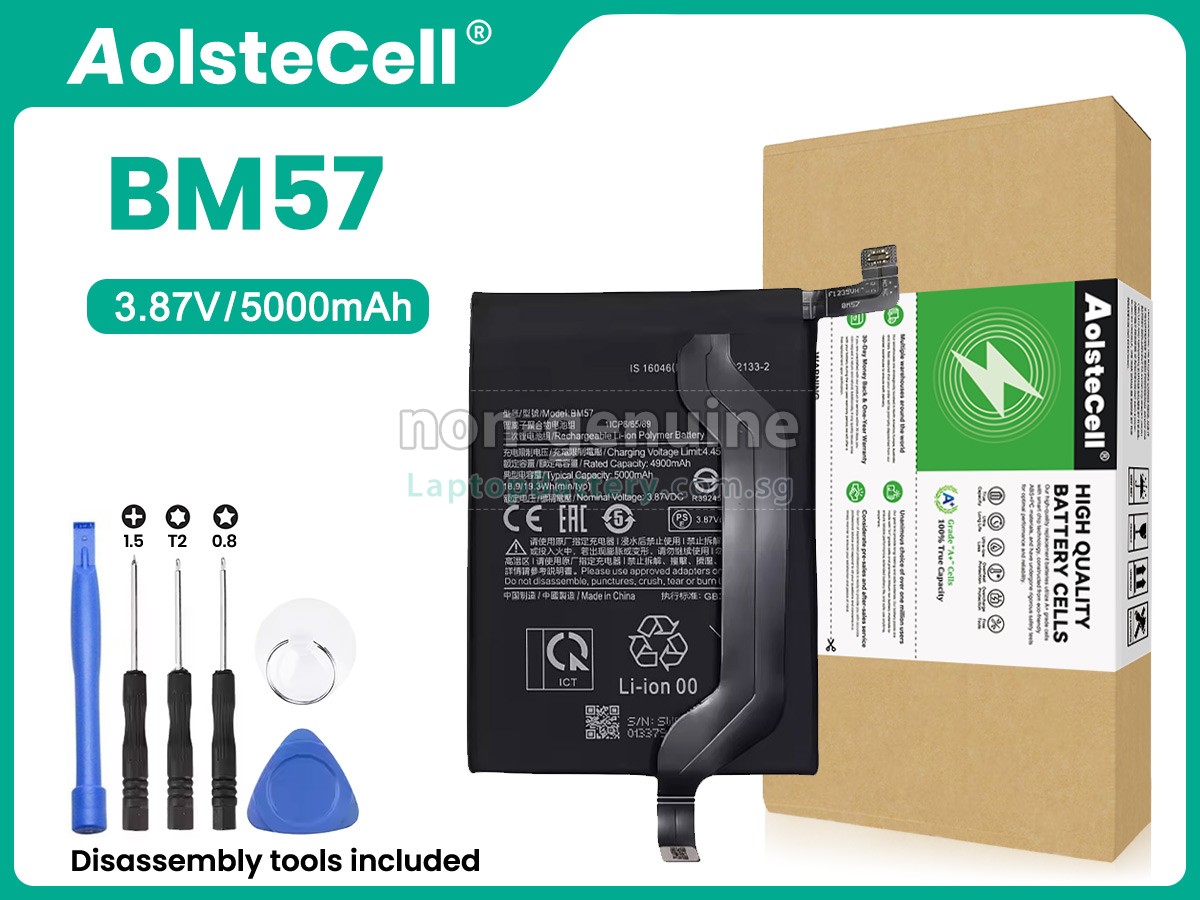 replacement XiaoMi REDMI NOTE 10 PRO battery