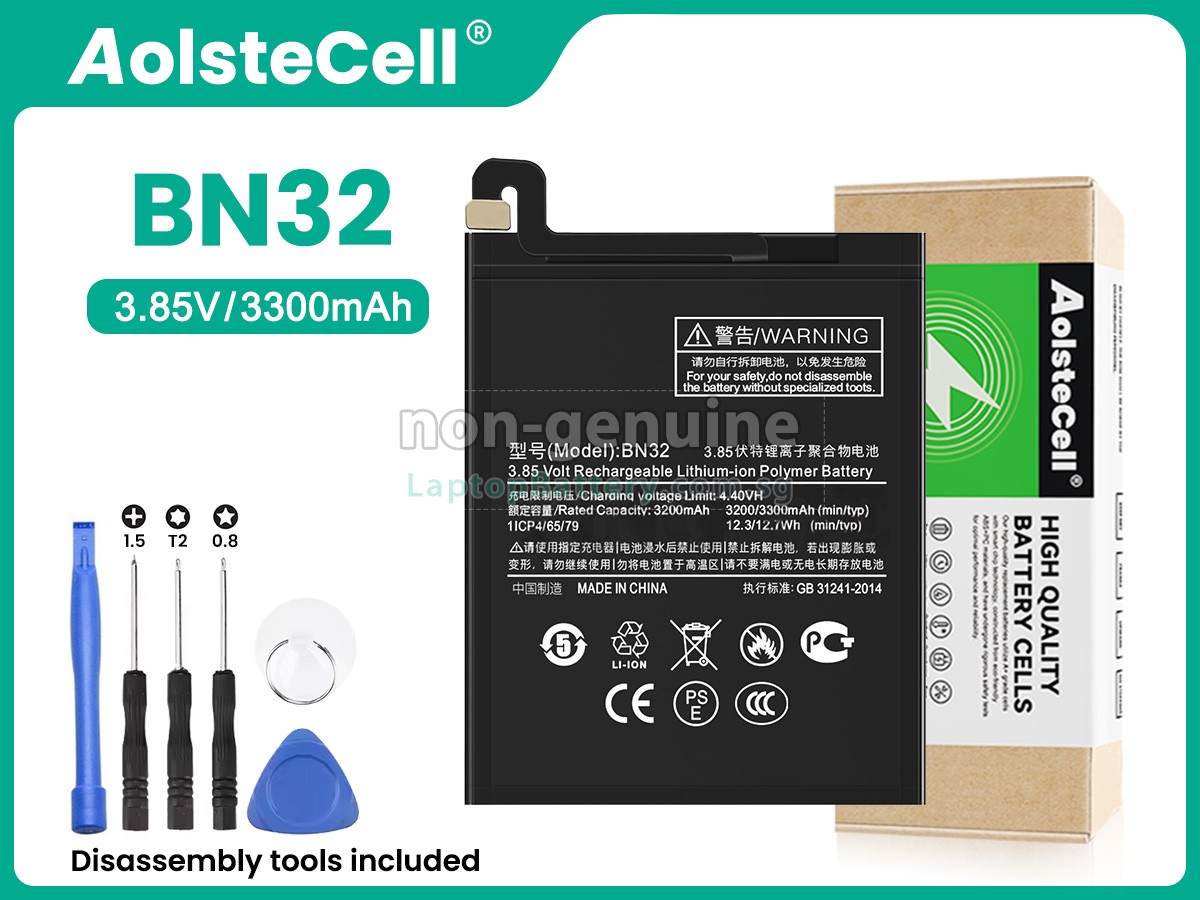 replacement XiaoMi BN32 battery
