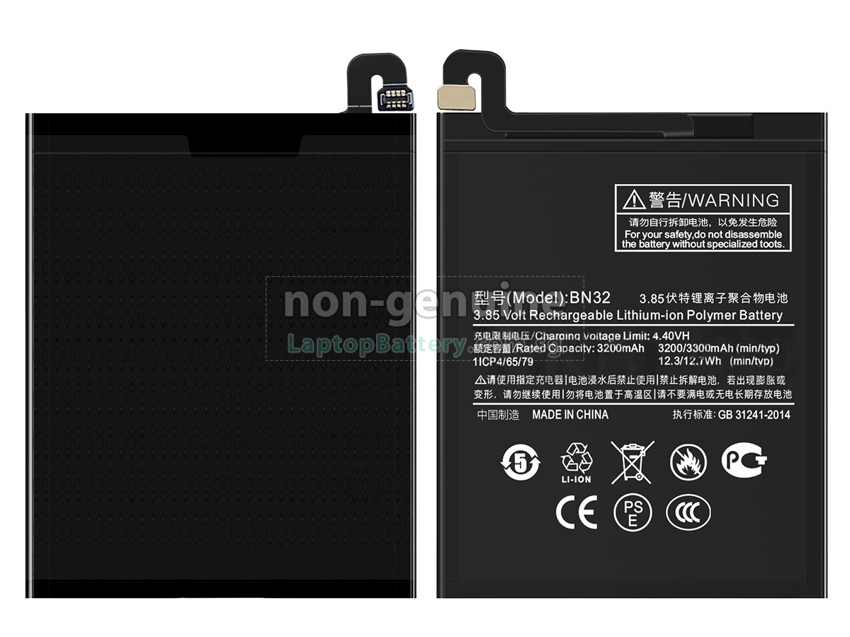 replacement XiaoMi BN32 battery