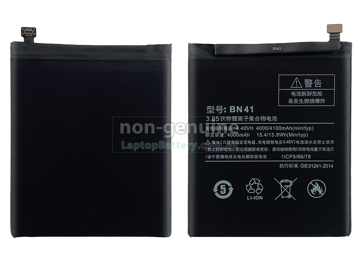 replacement XiaoMi BN41 battery