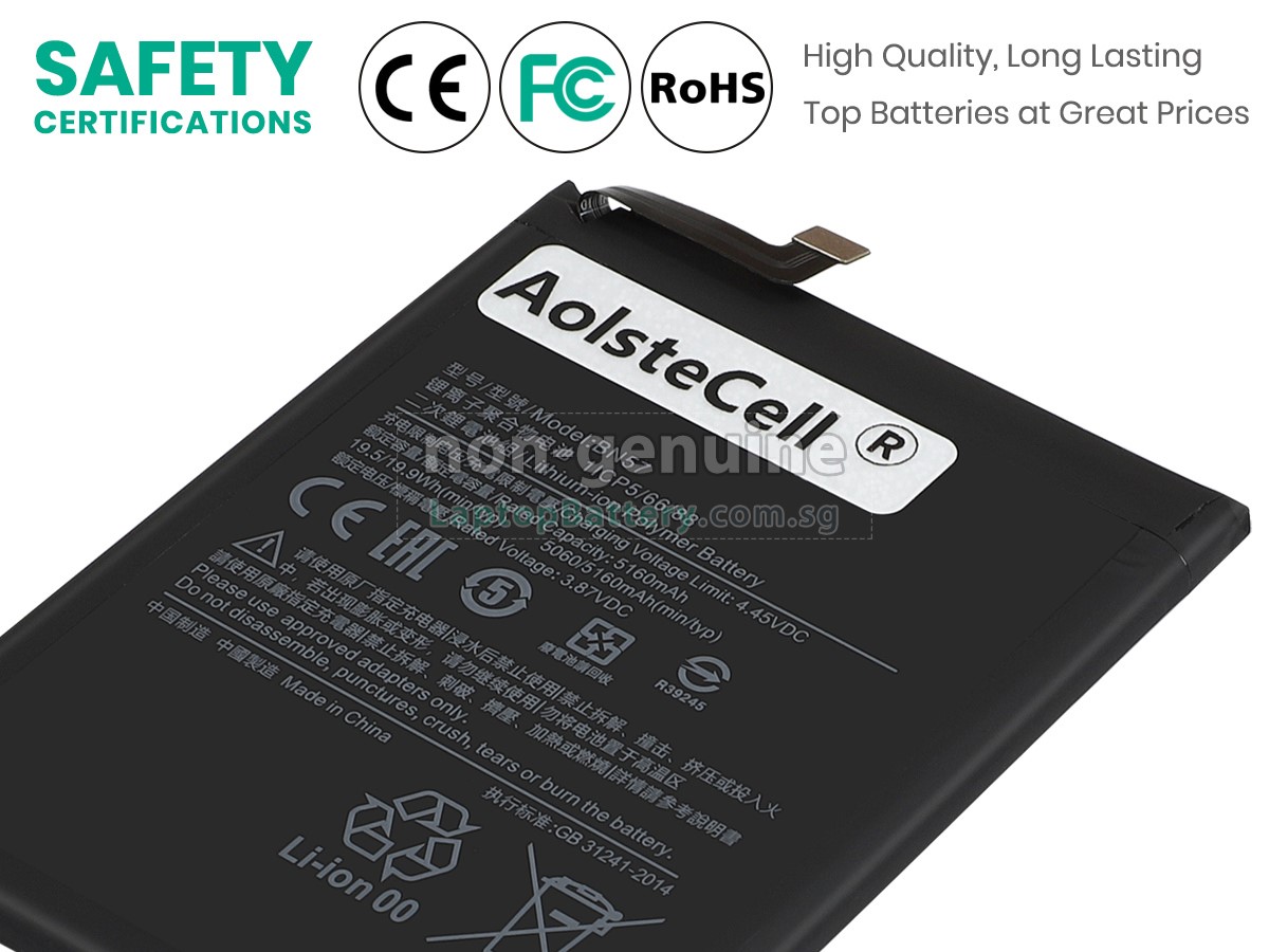 replacement XiaoMi M2102J20SG battery
