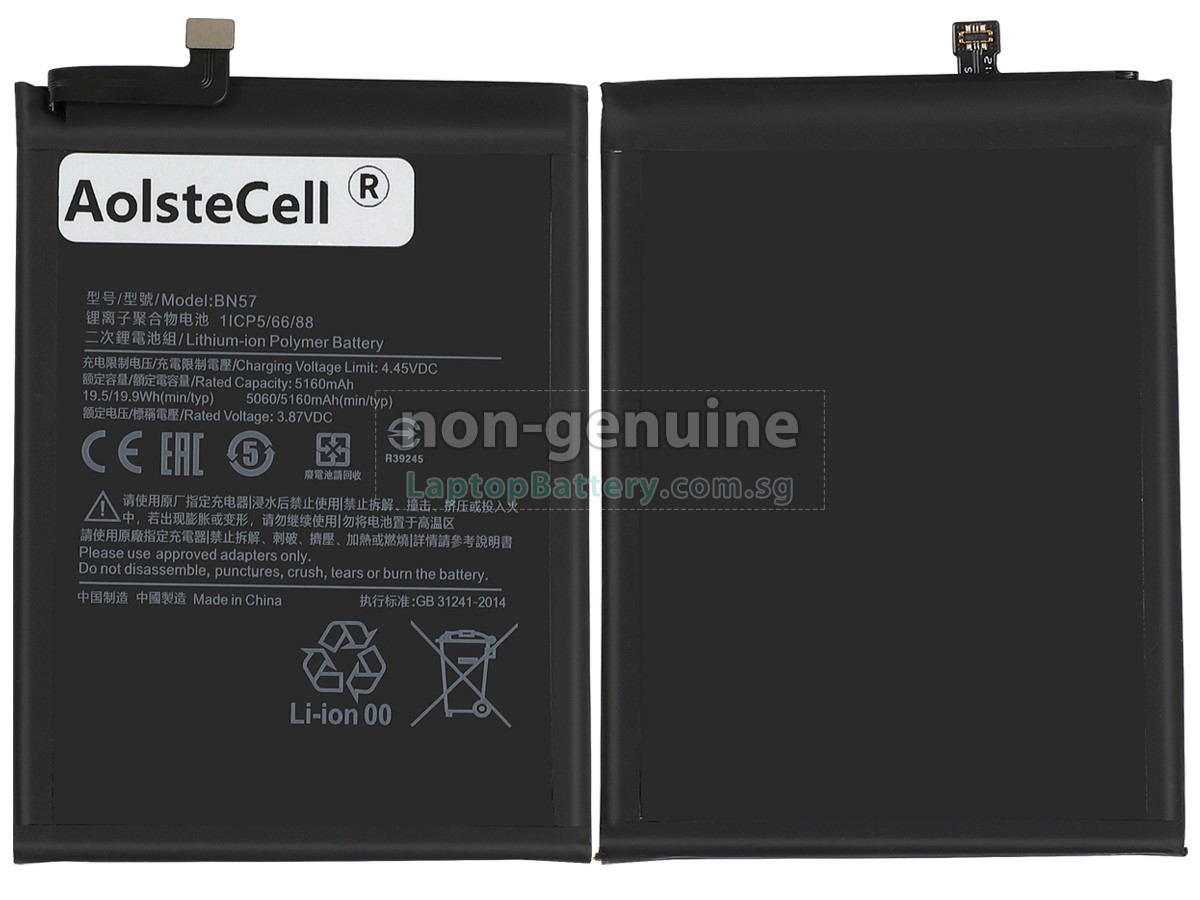replacement XiaoMi M2102J20SG battery