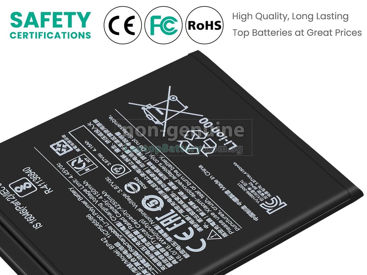 replacement XiaoMi M2101K9C battery