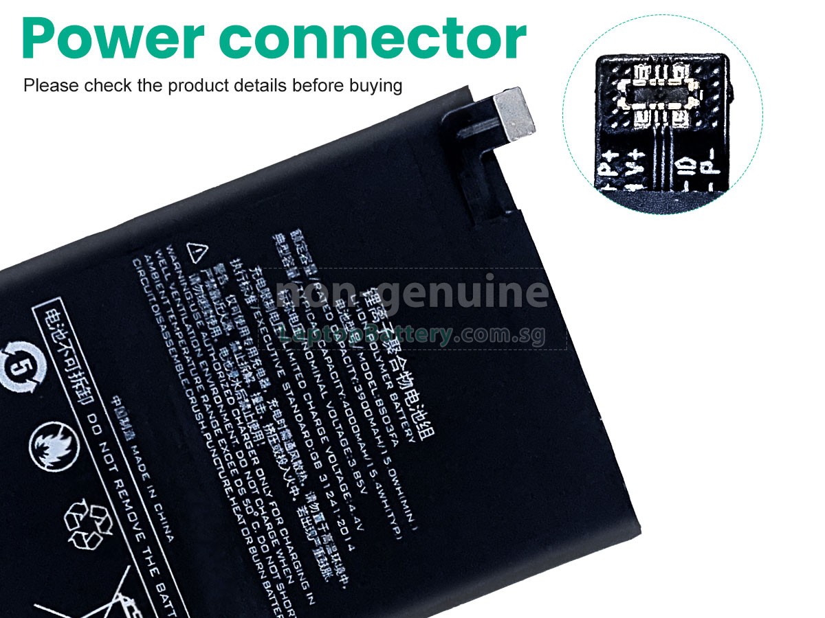 replacement XiaoMi BS03FA battery