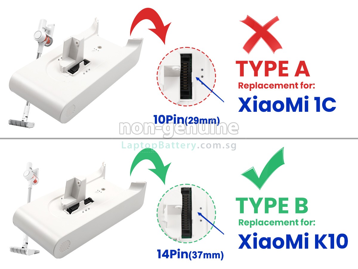replacement XiaoMi MIJIA K10 battery