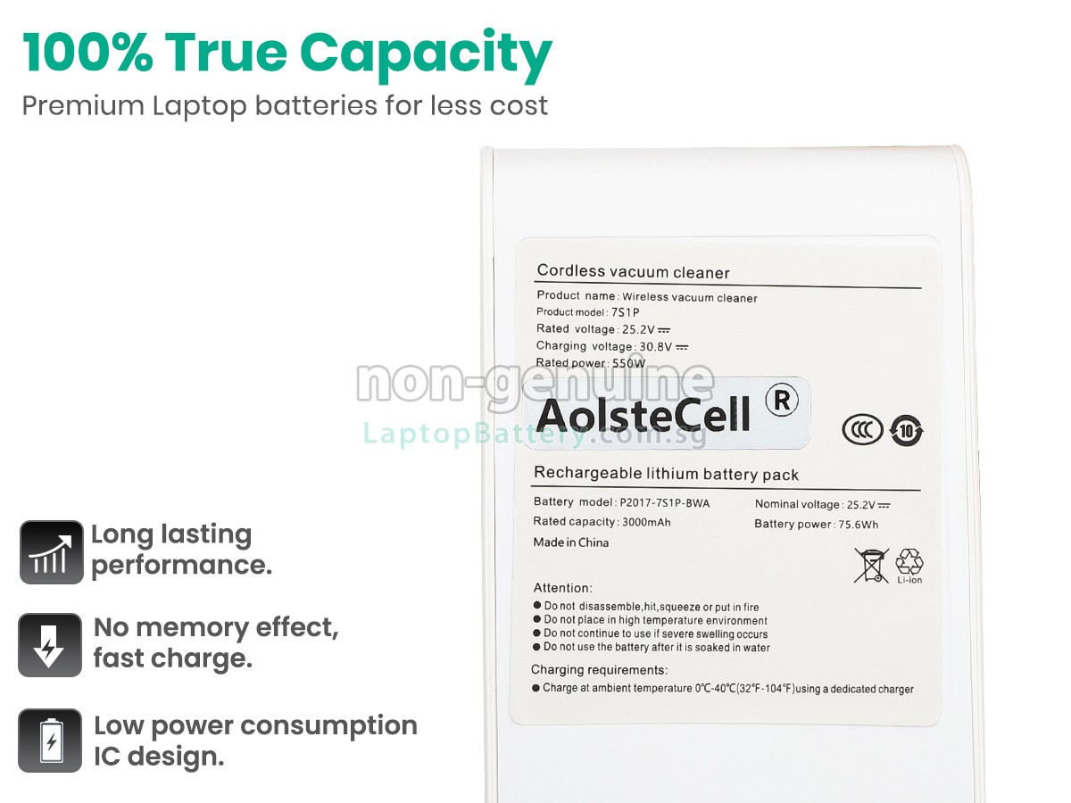 replacement XiaoMi MIJIA K10 battery