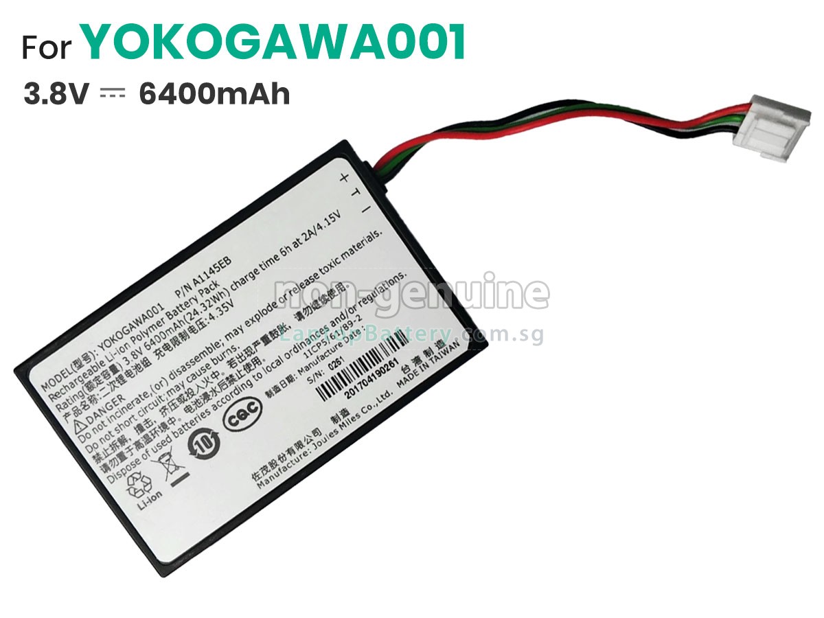 replacement Yokogawa AQ1000 battery