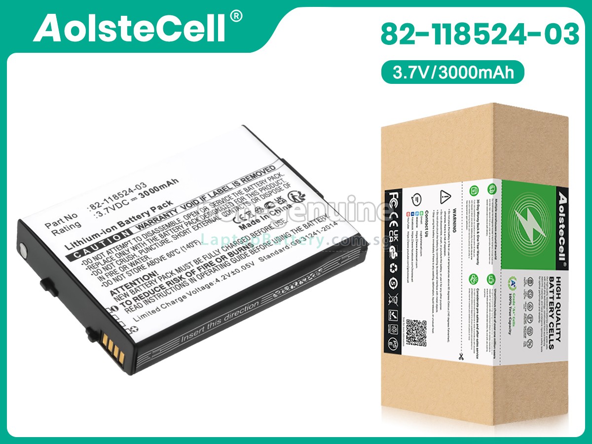 replacement Zebra 82-118524-03 battery