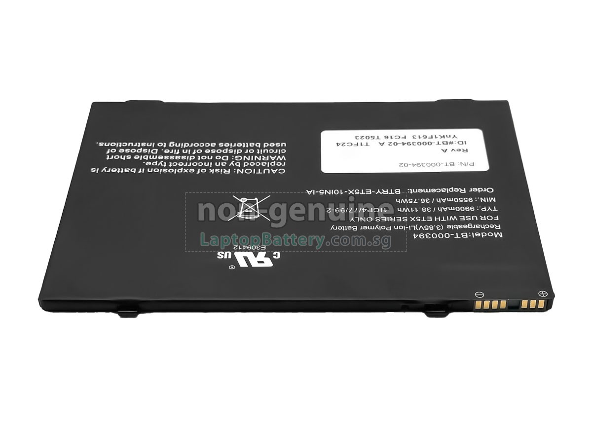 replacement Zebra ET50 battery