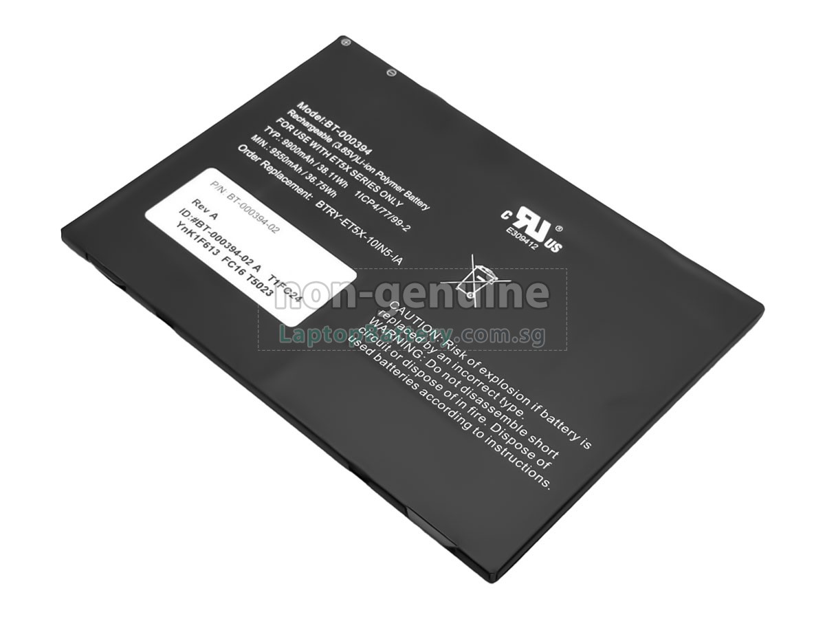 replacement Zebra ET50 battery