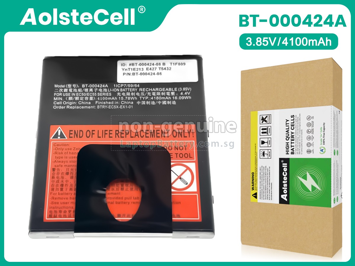 replacement Zebra EC55AK-21B242-NA EC55 battery