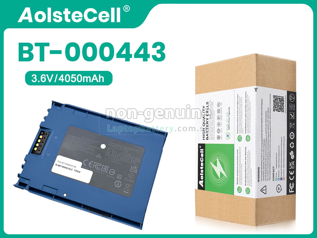 replacement Zebra BT-000443-04 A T1F214 battery