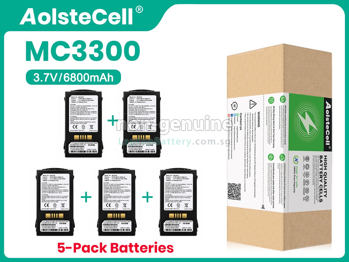 replacement Zebra MC330K/M battery