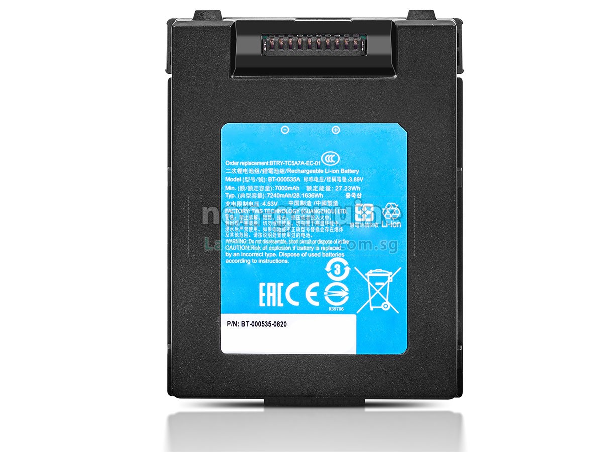 replacement Zebra BT-000535-0020 battery