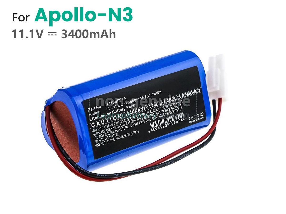 replacement Zondan APOLLO N3 battery
