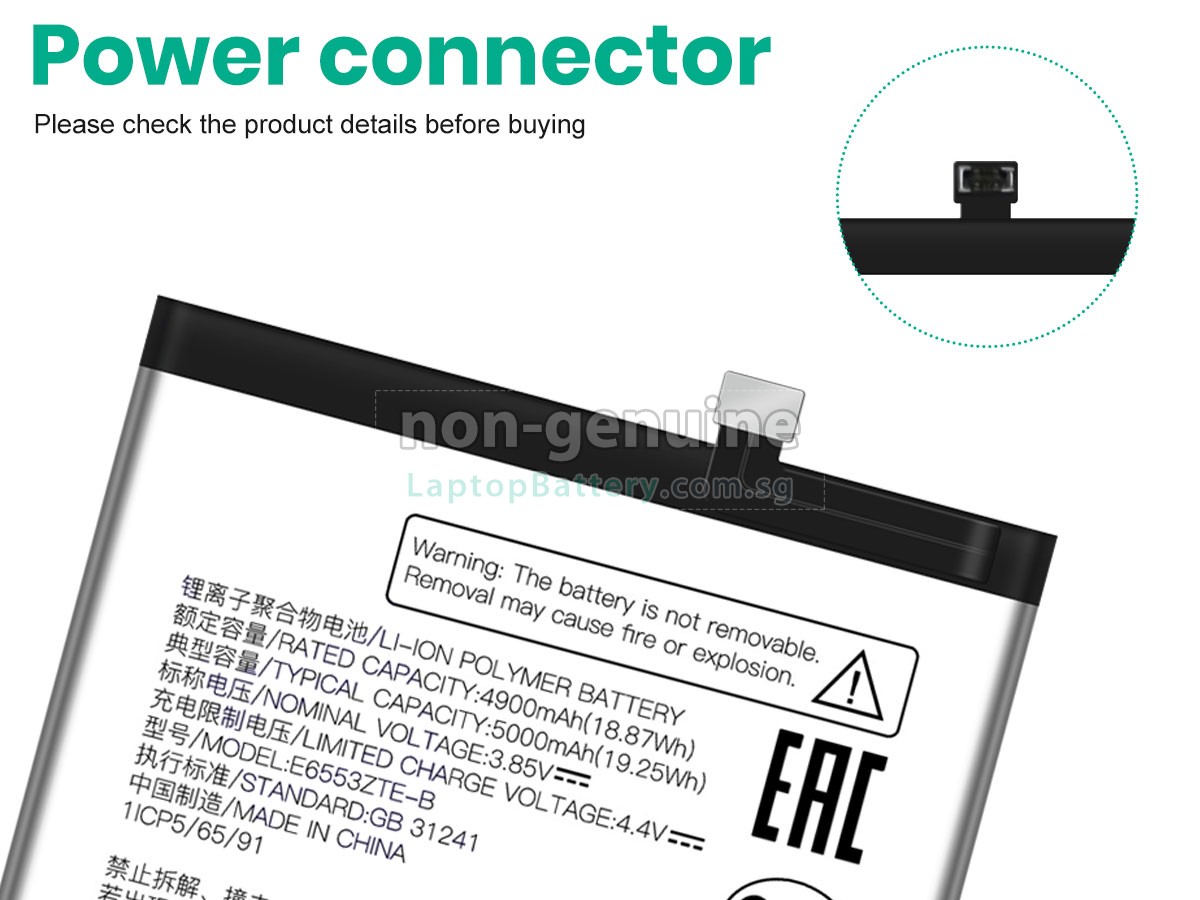 replacement ZTE E6553ZTE-B battery